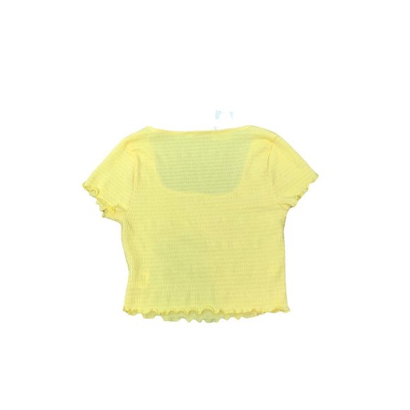 NWT! NORDSTROM LUSH Yellow Crop Top-Size Medium - Picture 5 of 11